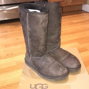 Classic Tall Chocolate Brown Uggs (W 9)